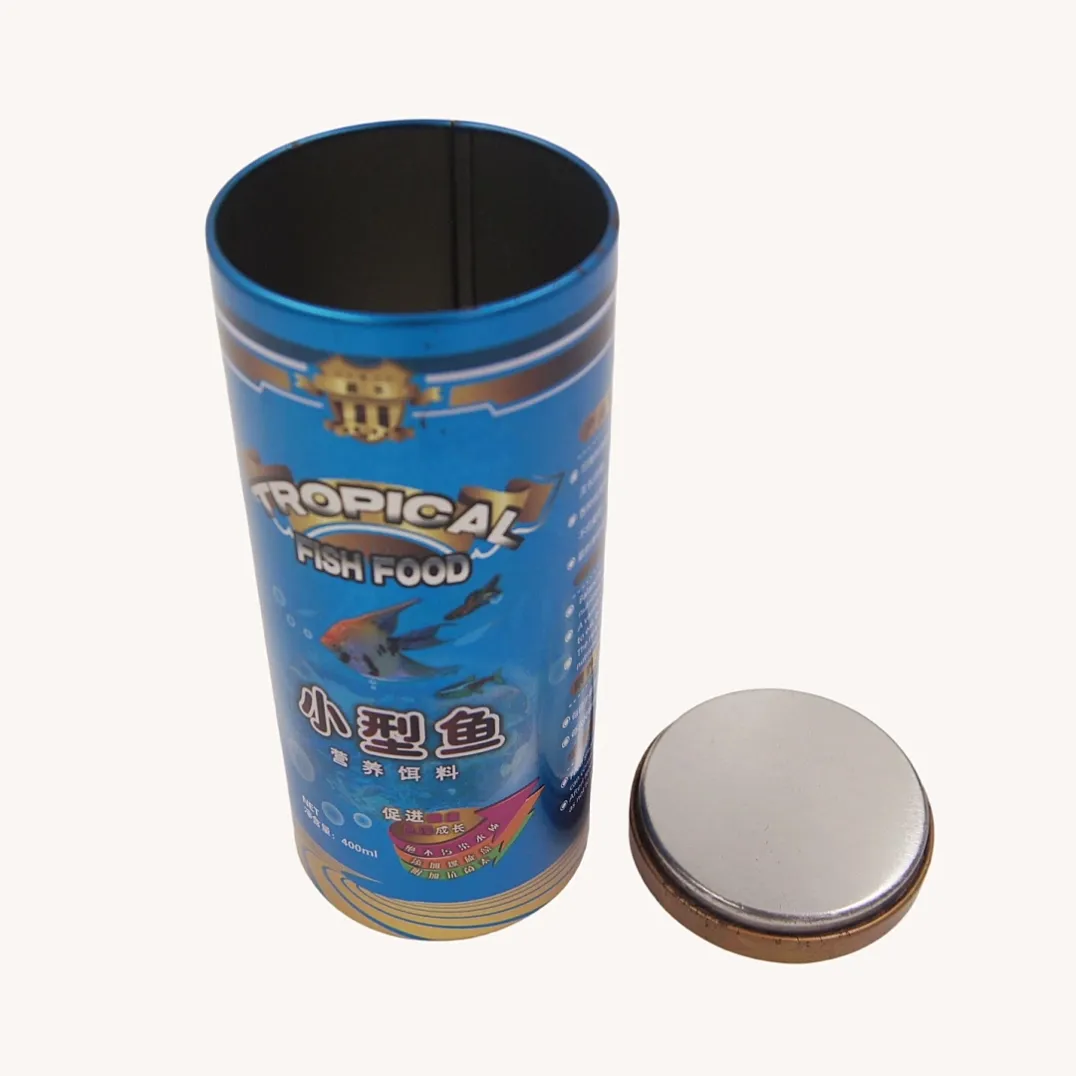 Metal Round Tin Box With Lids for Biscuit Packaging 2