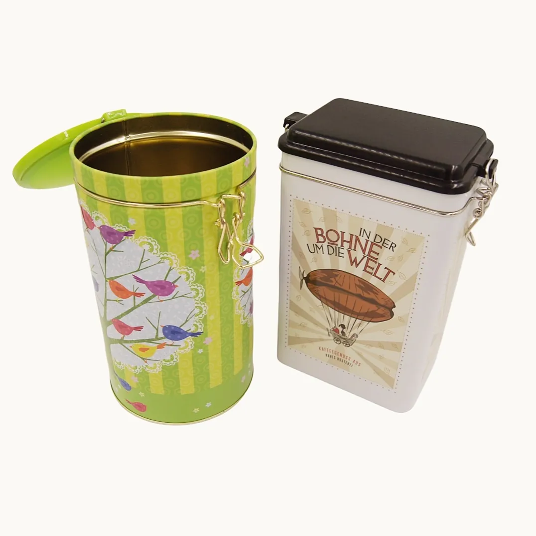 Rectangular Metal Tea Box With Lid And Lock For Tea Packaging4