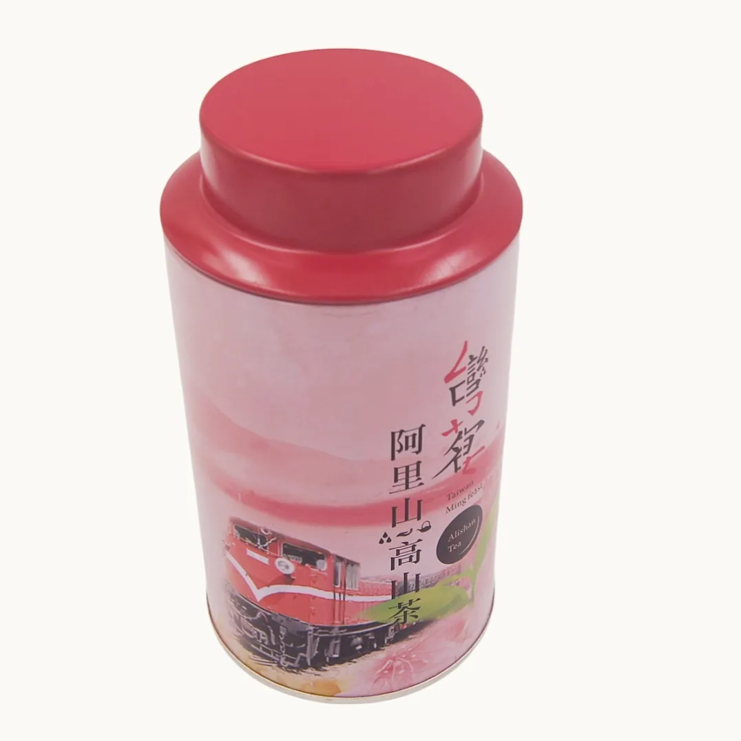 Metal Round Tin Packaging for Tea and Candy Packaging