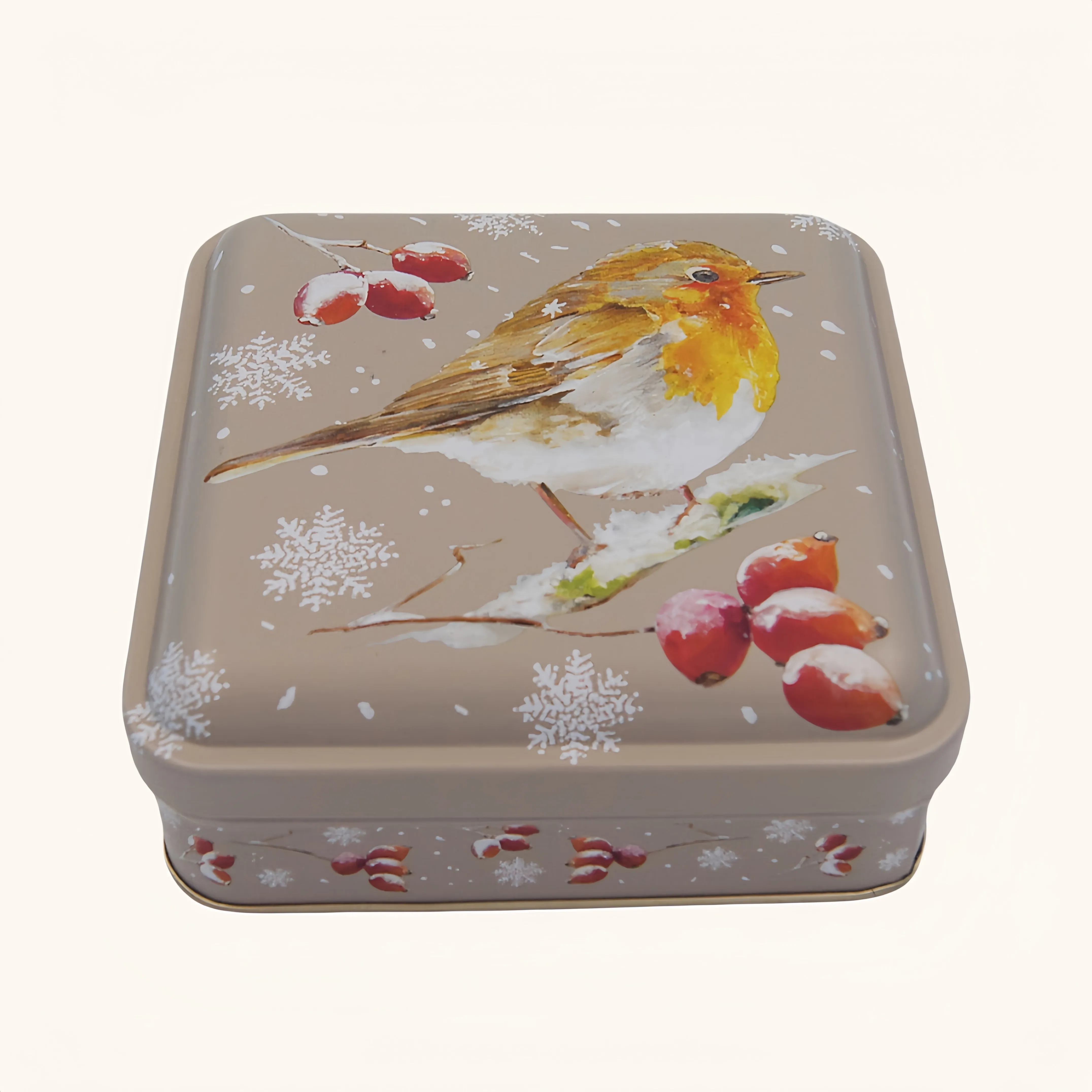 Small Square Aluminum Tin Containers For Candies Or Biscuits