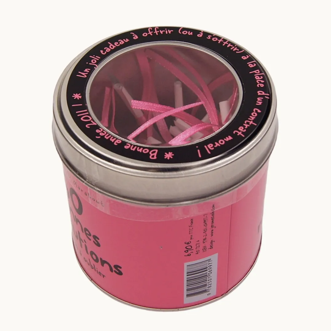Round Metal Tins With Clear Lids For Gifts Packaging Design