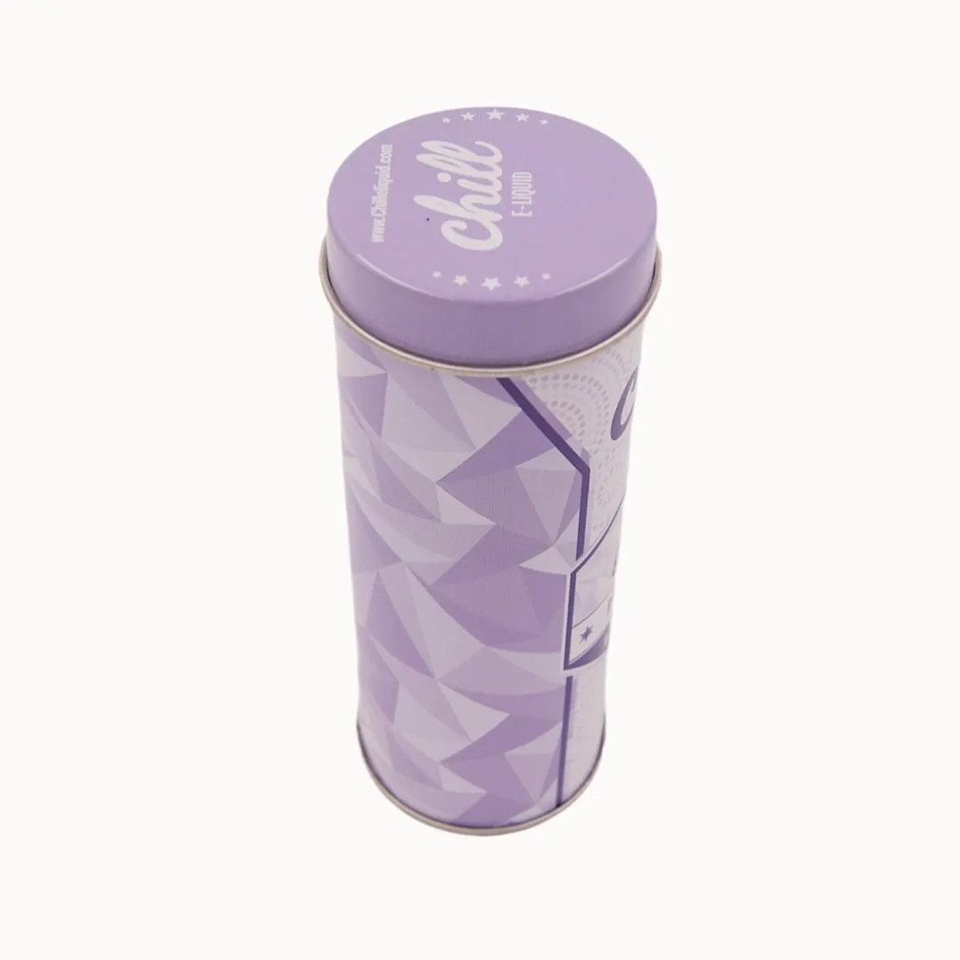 Custom Design Round Tin Can Containers for Coffee and Tea