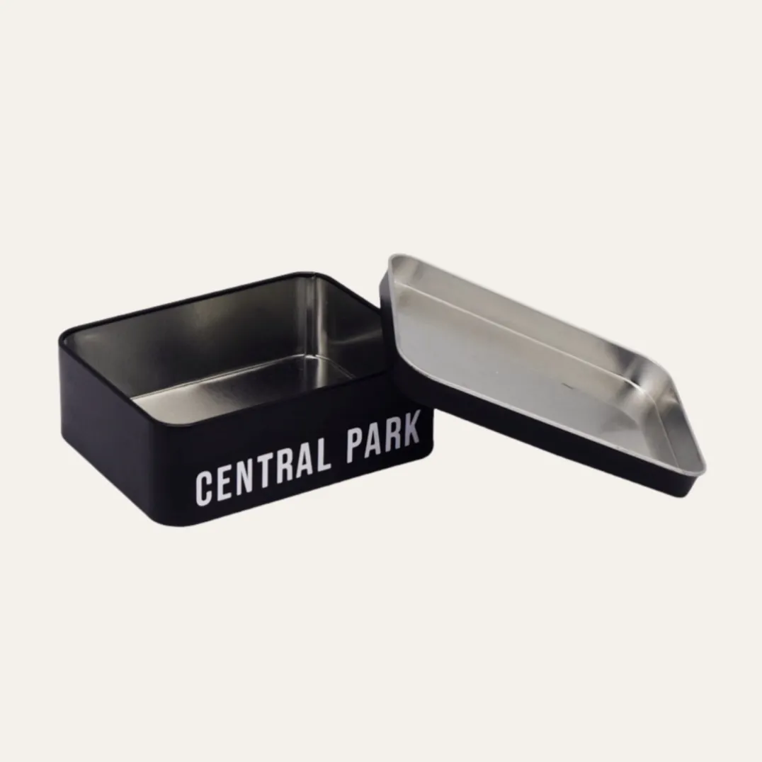 Metal Small Black Tin Containers for Cosmetic Packaging2