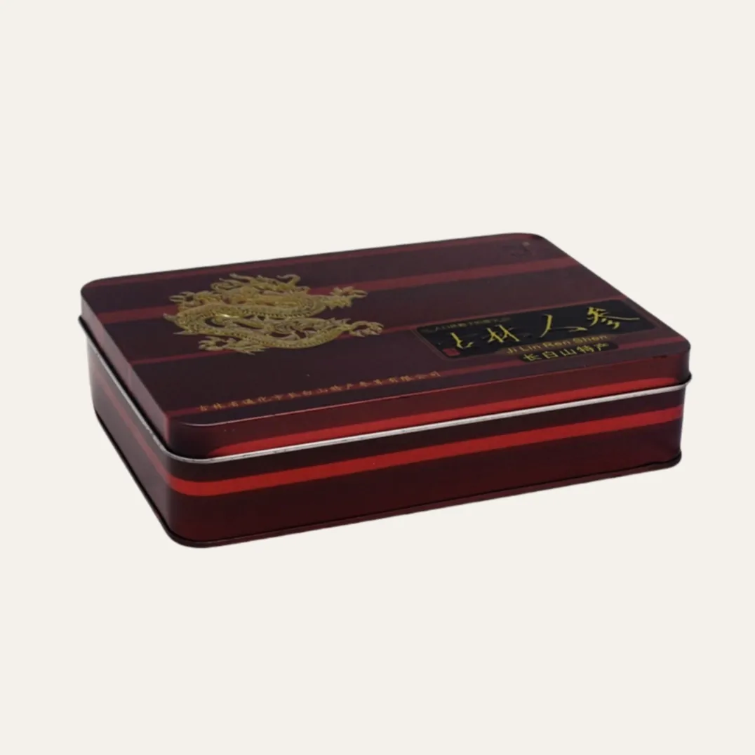 Rectangular Storage Tins With Lids For Cosmetic Packaging