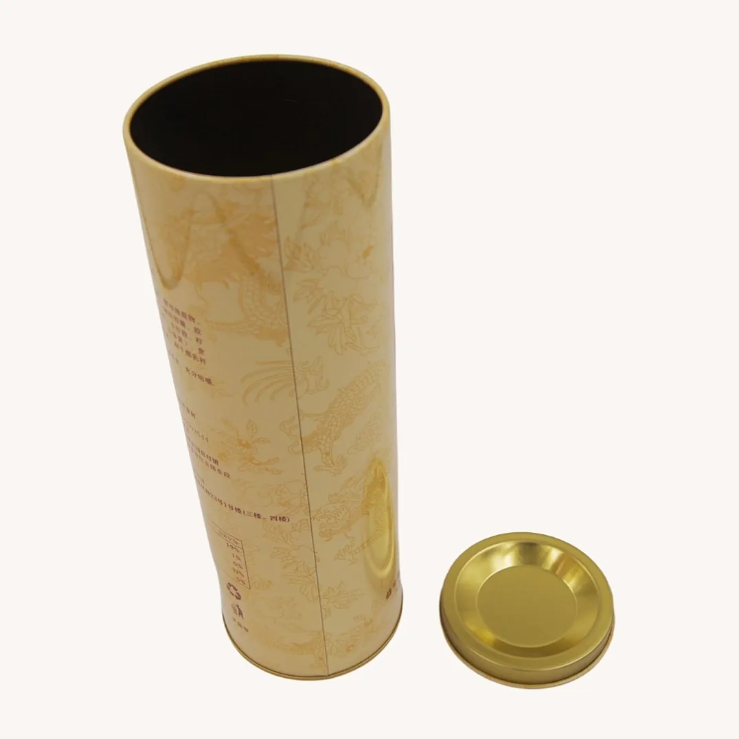 Round Metal Biscuit Tin Can Box for Food Packaging1