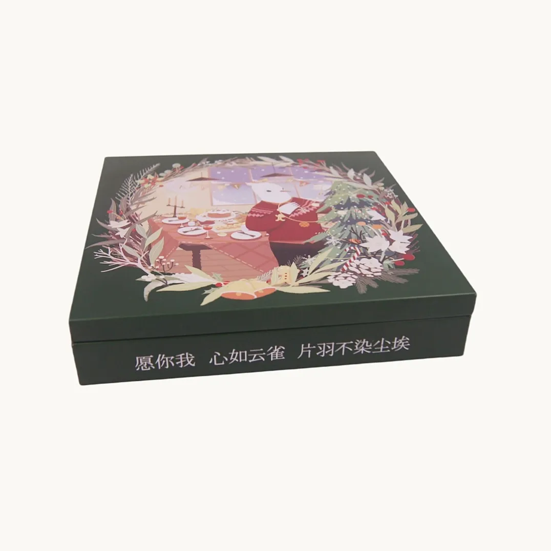 Right Angle Square Tin Packaging for Small Gift Packaging