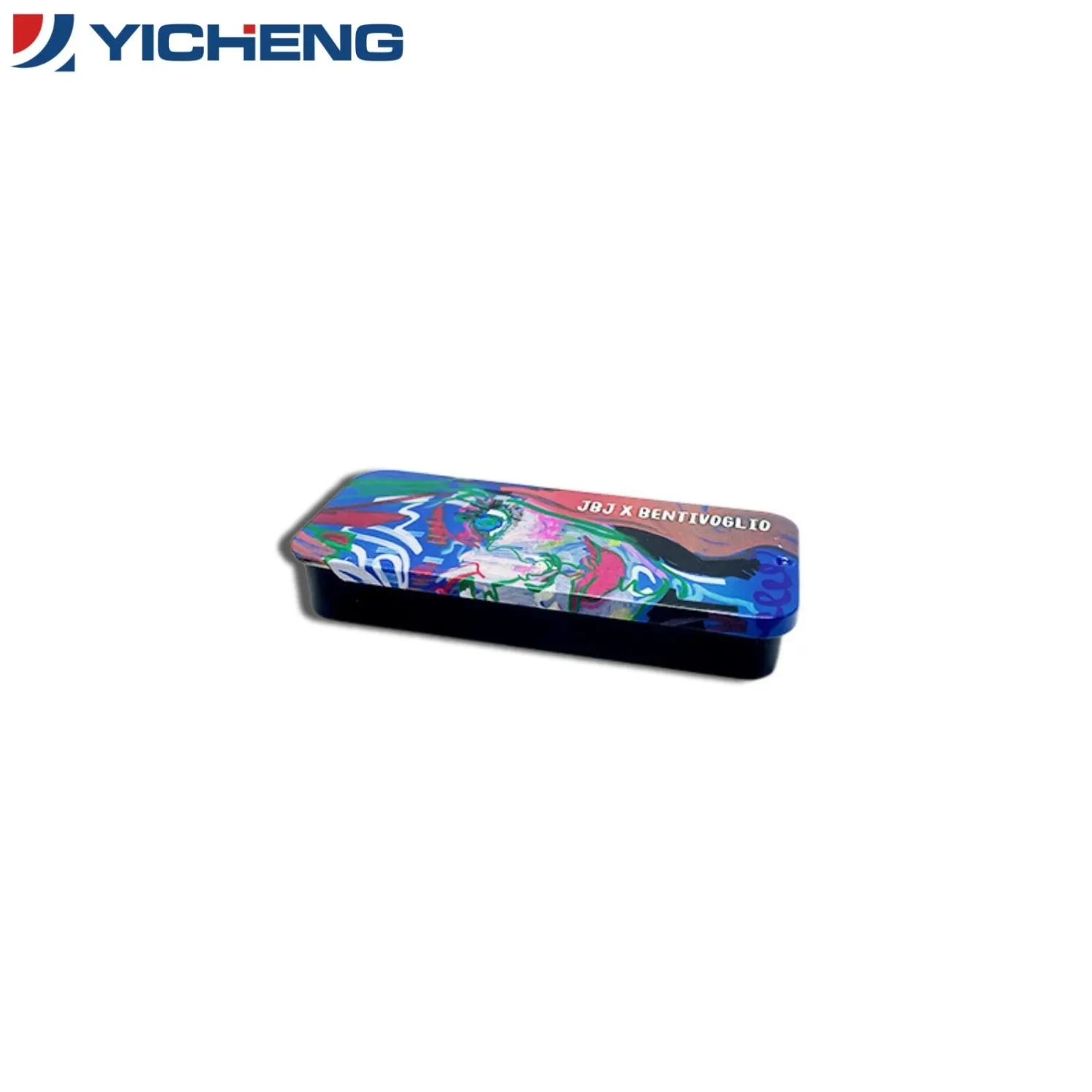 Street Art Push-Pull Cosmetic Tin Case3
