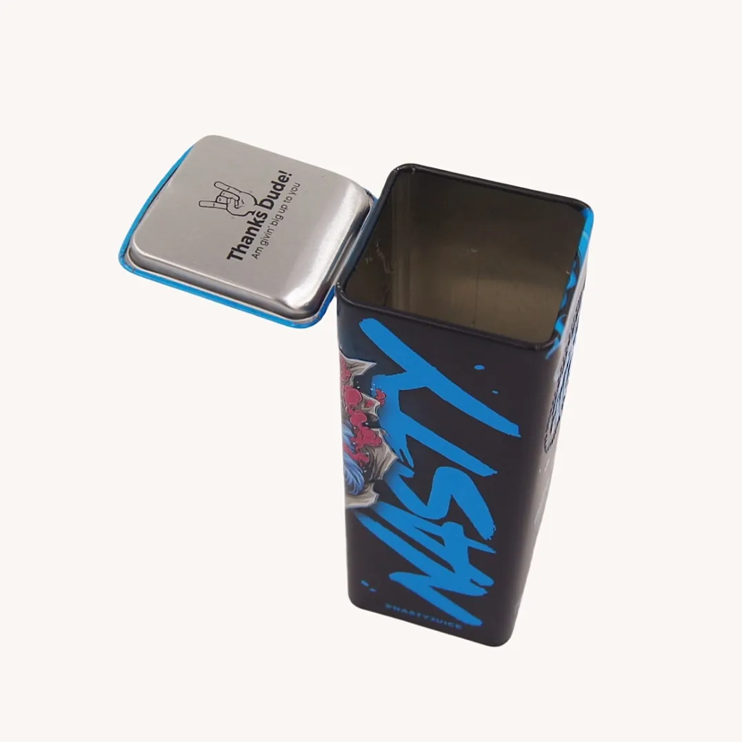 Small Square Tin Can Container for Candy Gifts Packaging1