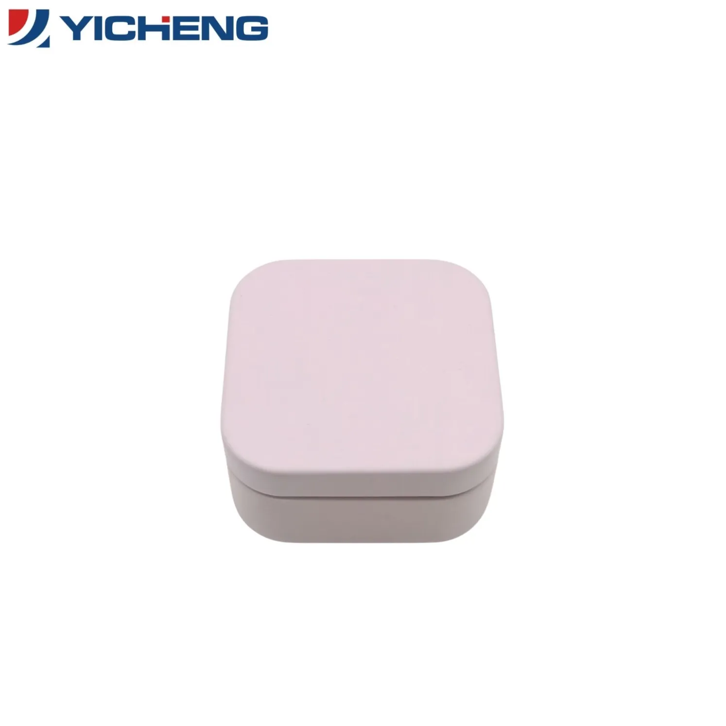 Elegant Light Pink Square Tinplate Jewelry Box3