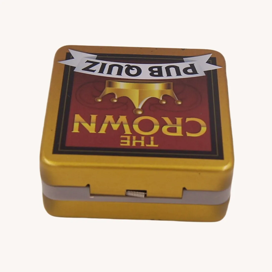 Nice Square Metal Cigar Tin Box for Cigarette Packaging2