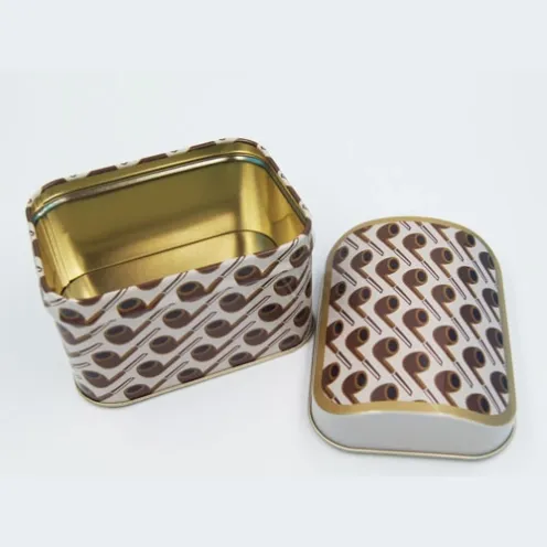 small rectangle cigarette tin box