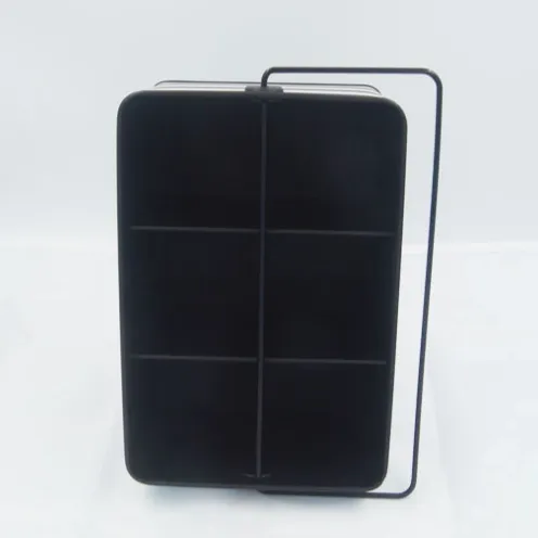 gift tin bucket with handle