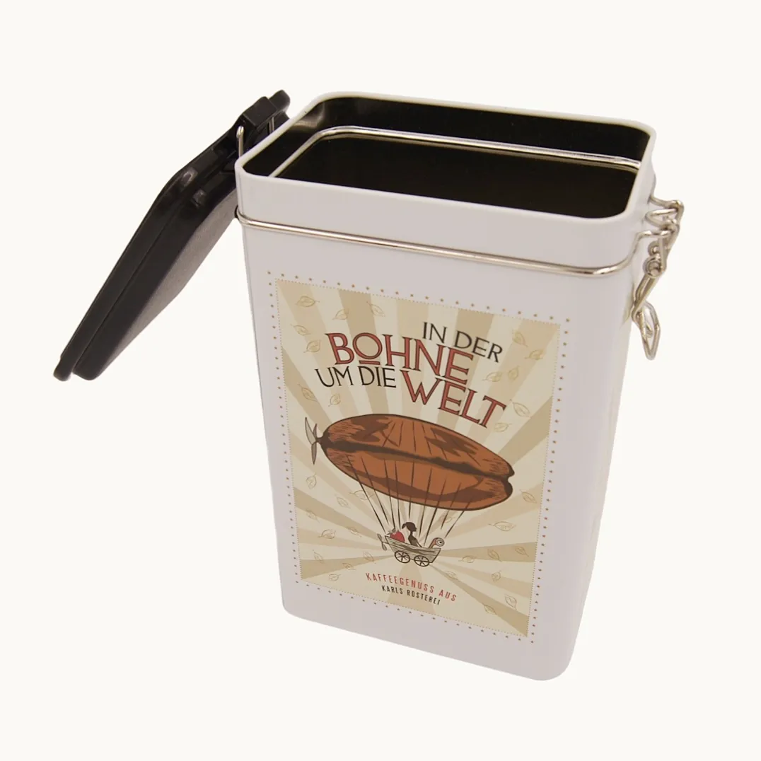 Rectangular Metal Tea Box With Lid And Lock For Tea Packaging2