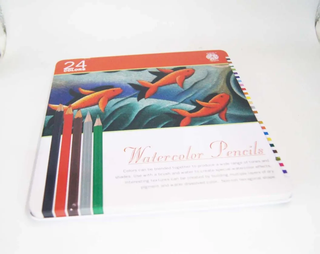 24pcs pencil tin box1