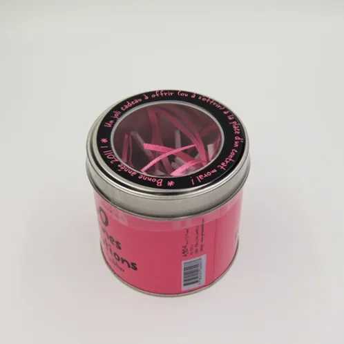 round gift tin box with window2