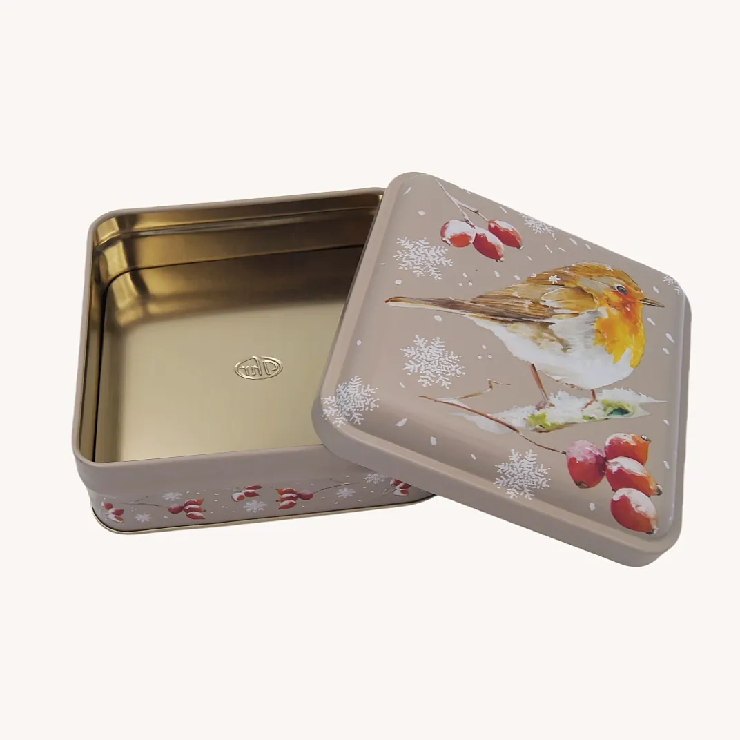 Small Square Aluminum Tin Containers For Candies Or Biscuits1