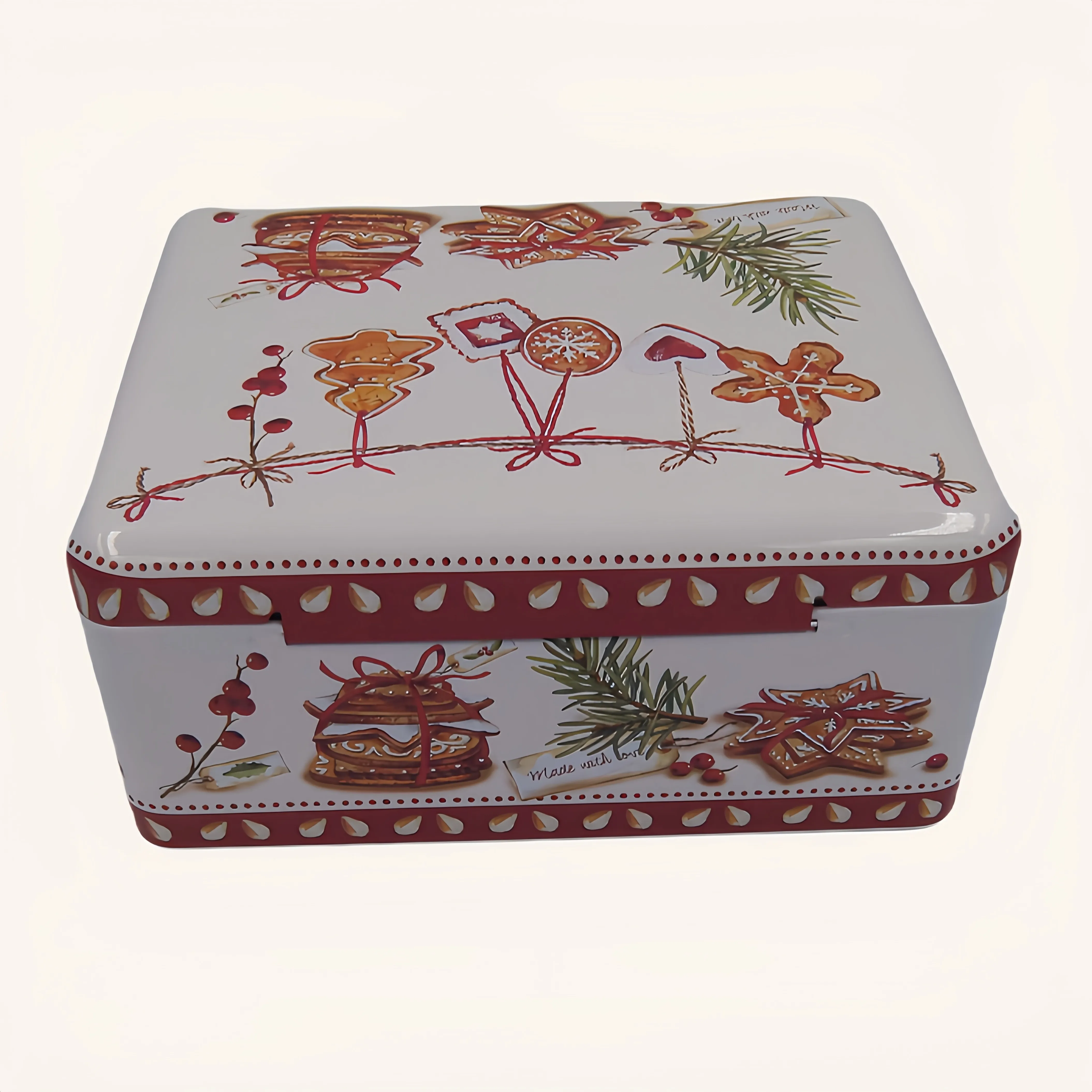 Large Custom Cookie Tins With Lids For Biscuits Packaging2