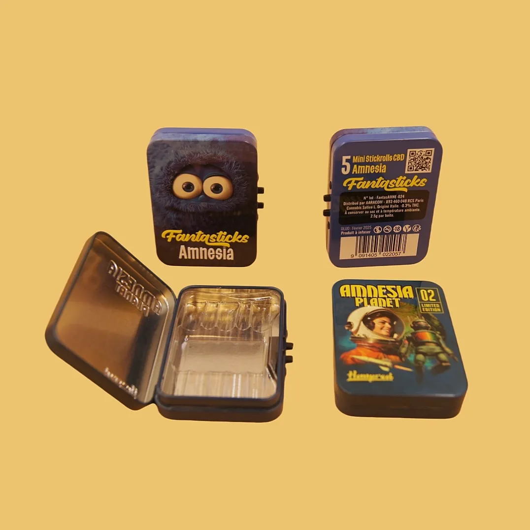 Open owl printed rectangular tin boxes set