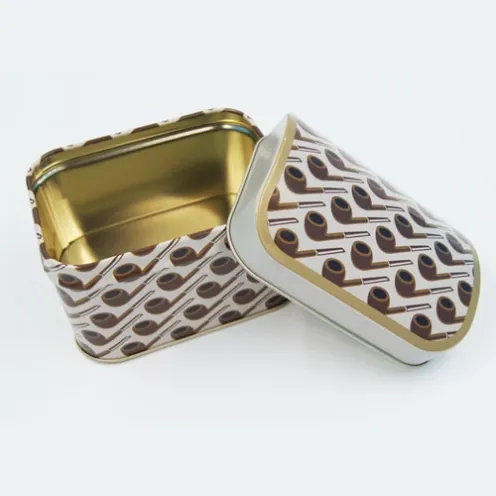 small rectangle cigarette tin box1