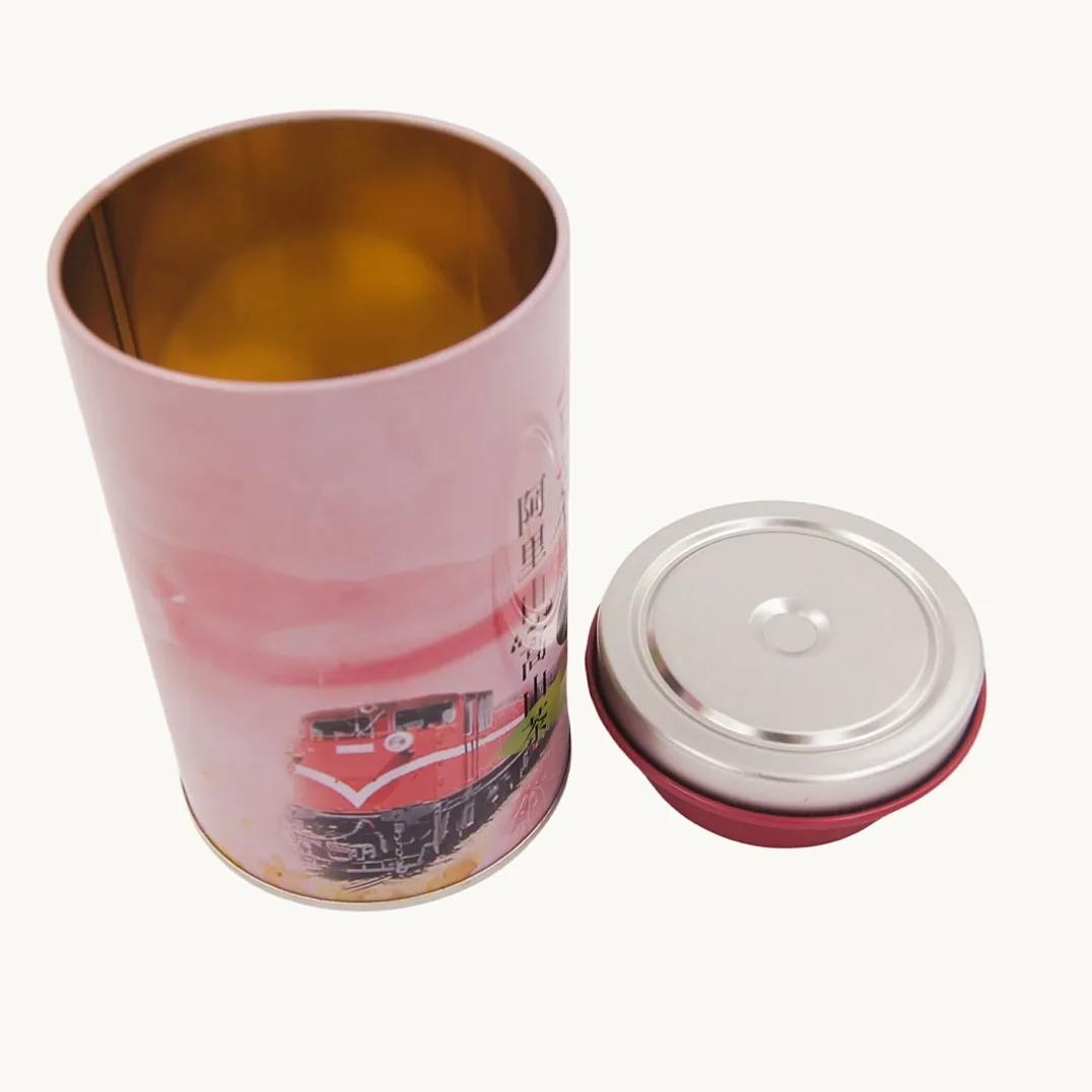 Metal Round Tin Packaging for Tea and Candy Packaging2
