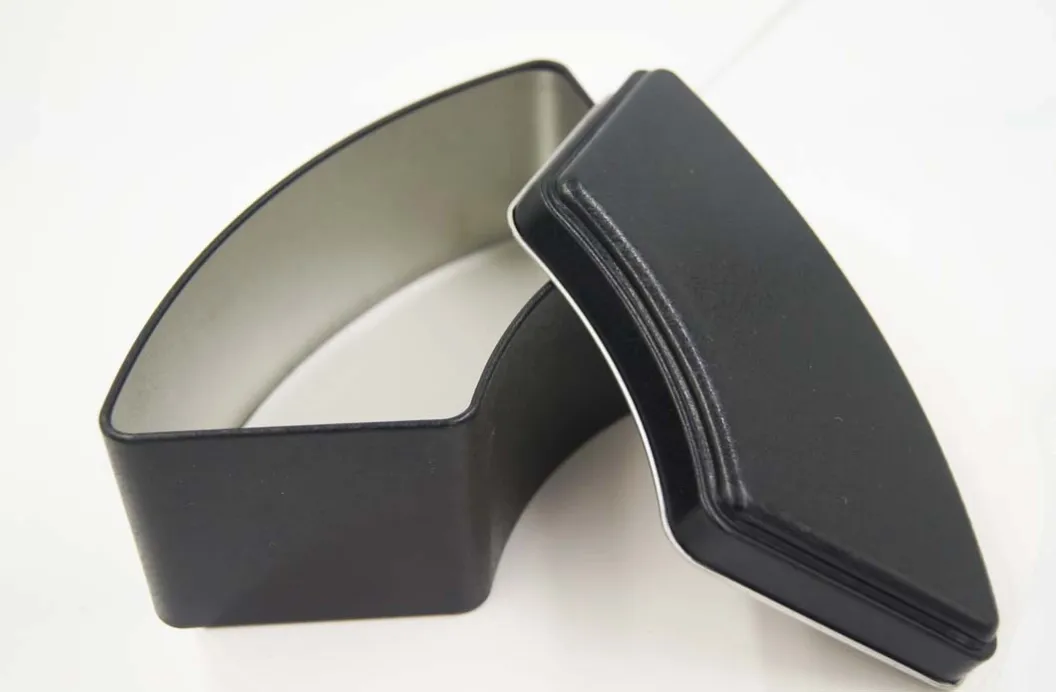 fan-shaped tin box with explosive oil printing2