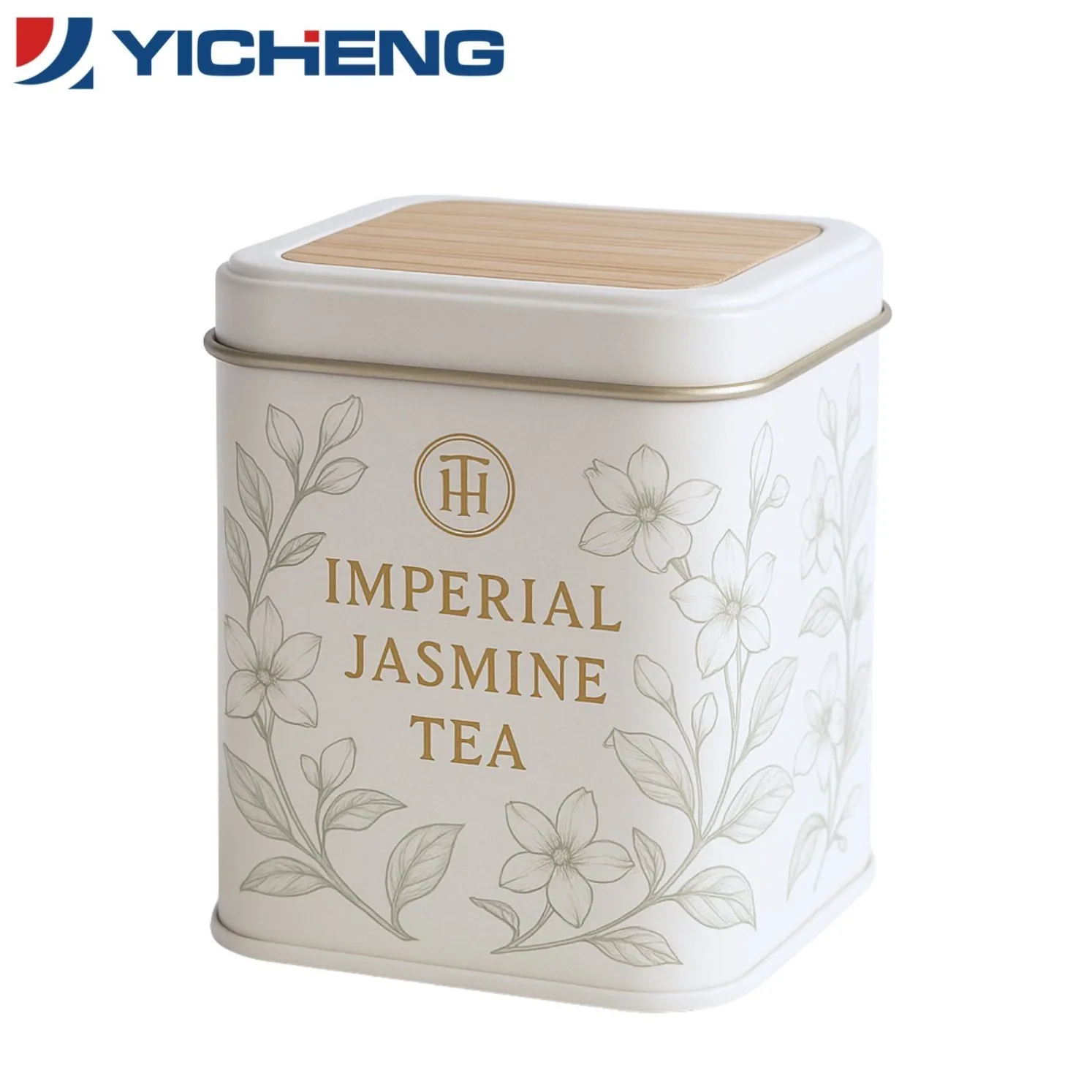 Modern Minimalist Square Metal Tea Tin2