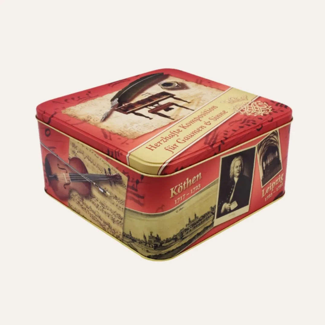 Square Metal Storage Bins For Gifts Or Food Packaging Ideas
