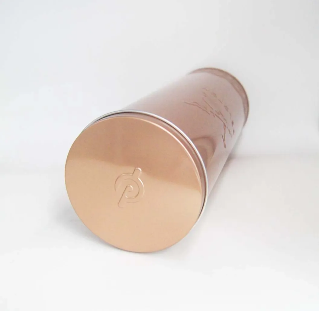 round tin box for wine