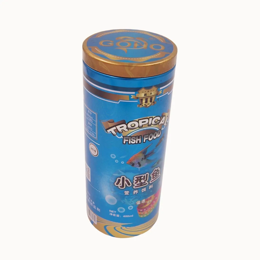 Metal Round Tin Box With Lids for Biscuit Packaging 1