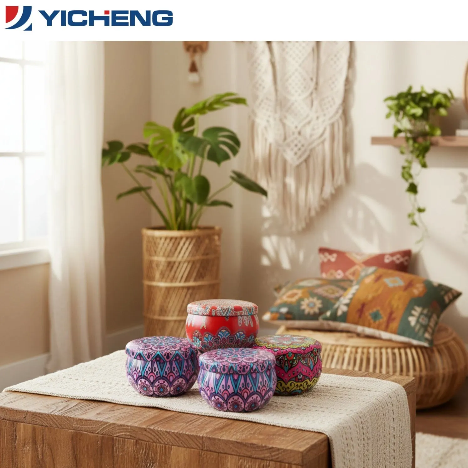 Bohemian Mandala Scented Candles