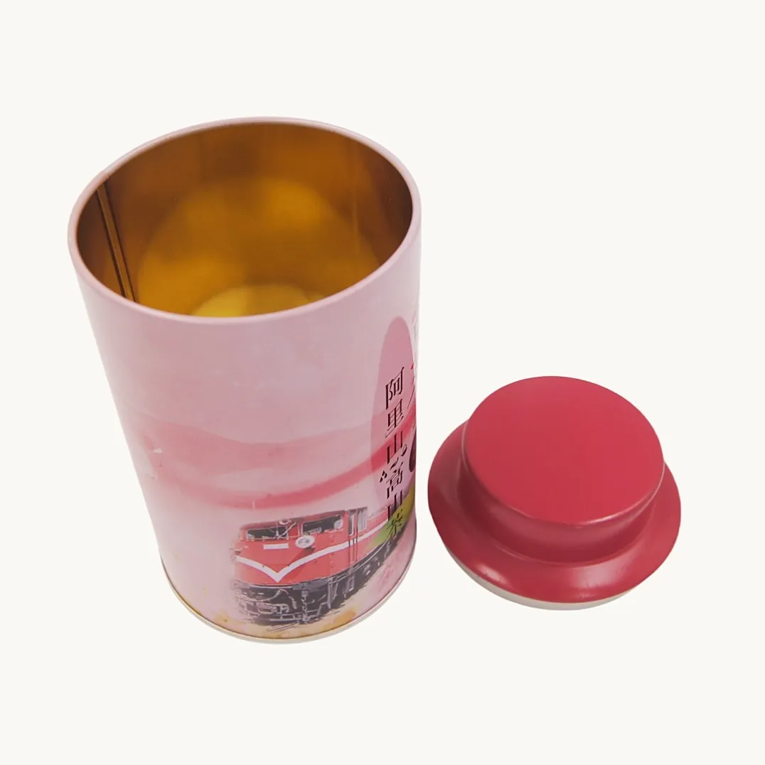 Metal Round Tin Packaging for Tea and Candy Packaging1