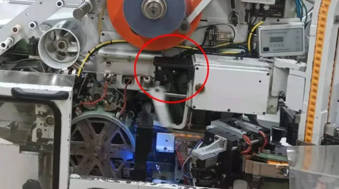 Color-film quality inspection installation position diagram
