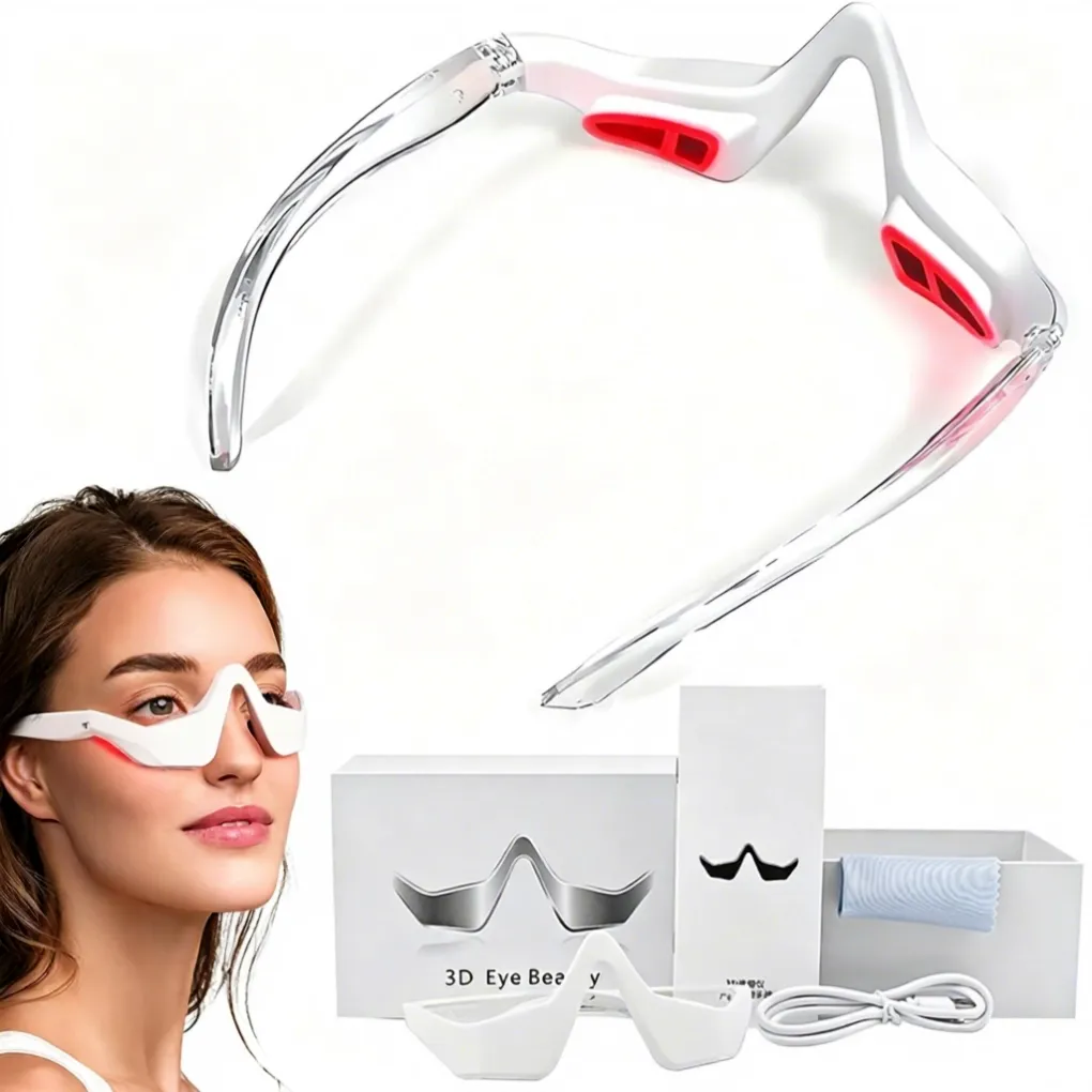 red-light-therapy-glasses-model-unboxing-accessories
