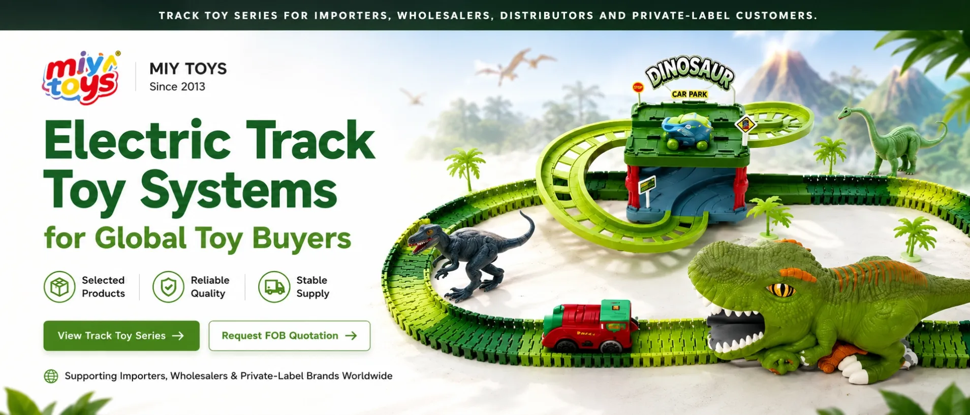 MIY TOYS Dinosaur track set toys hot selling Amazon hot selling-