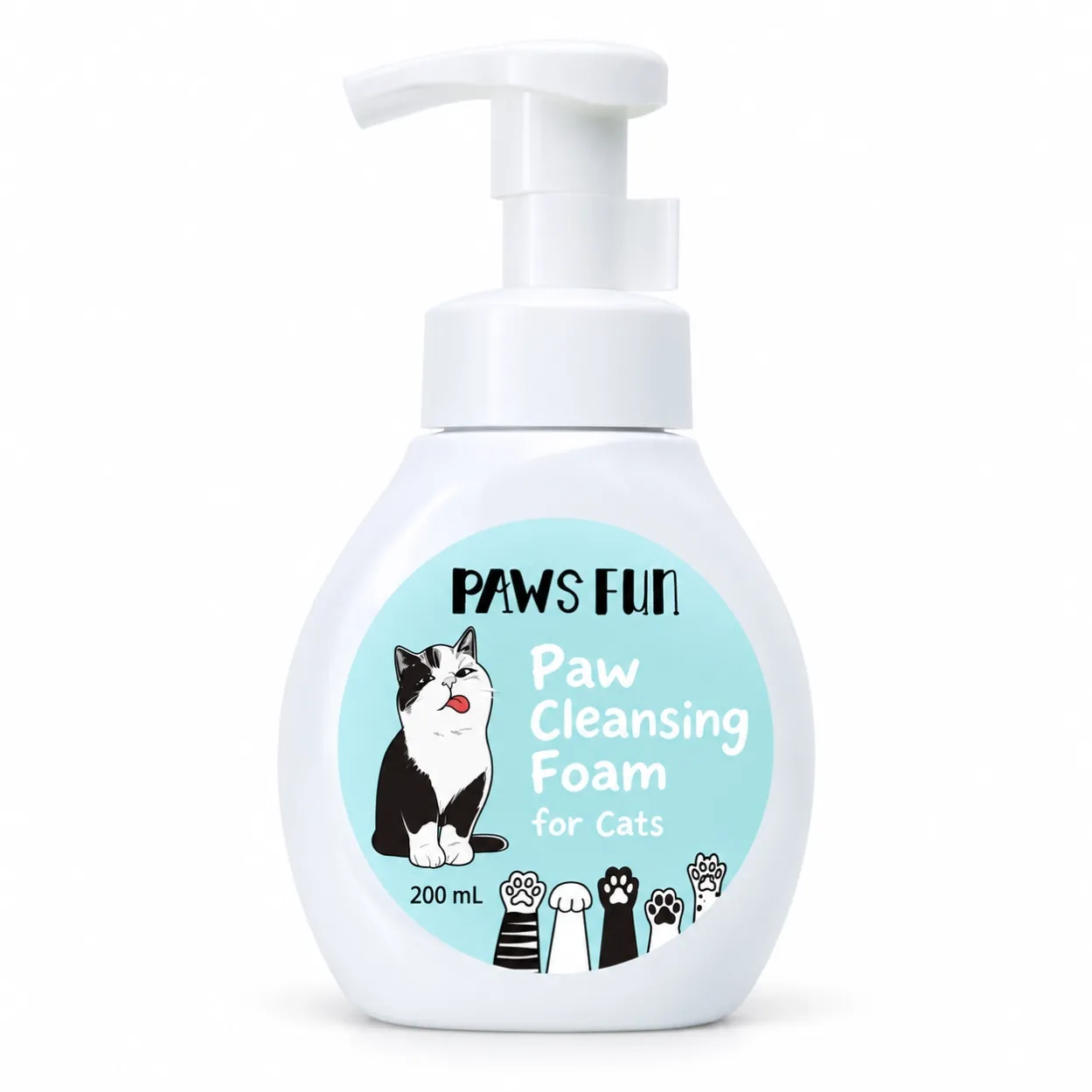 paw cleaning foam