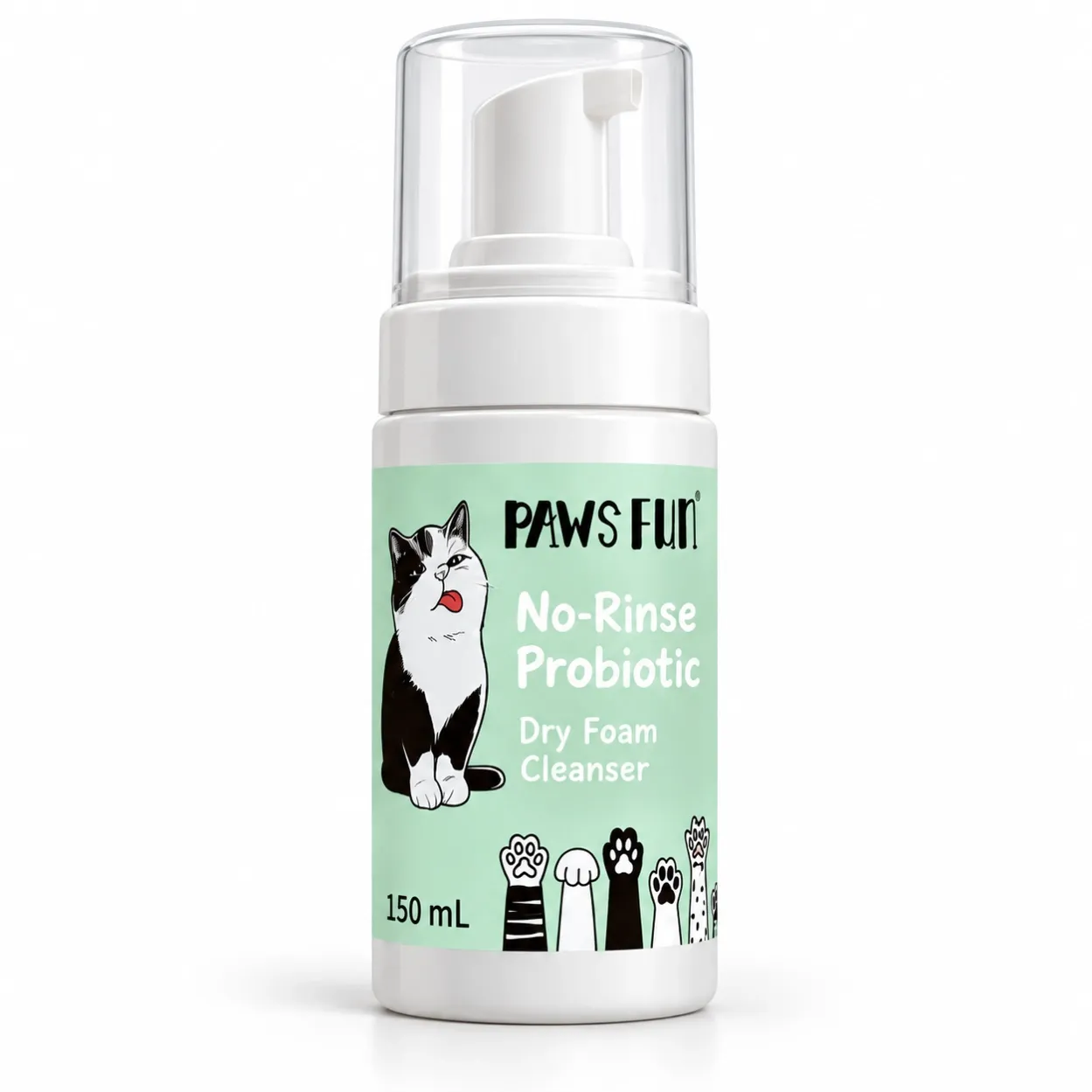 dry foam cleanser