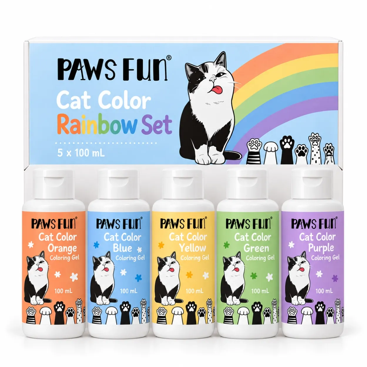 rainbow color