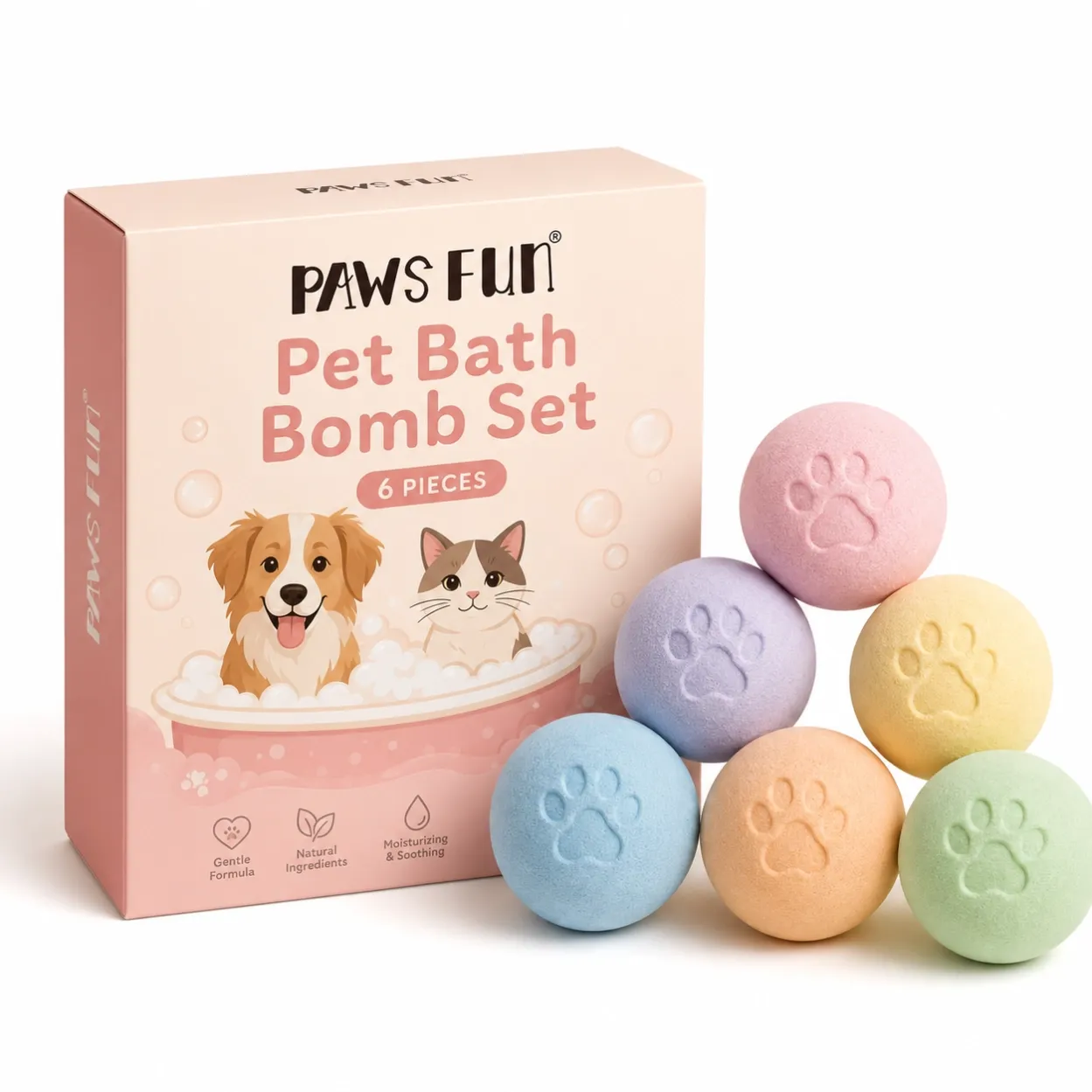 36_Pet_Bath_Bomb_Set_6PCS