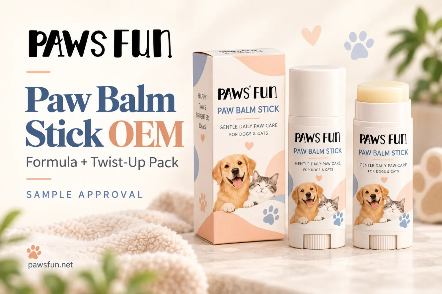 Twist-Up Paw Balm Stick