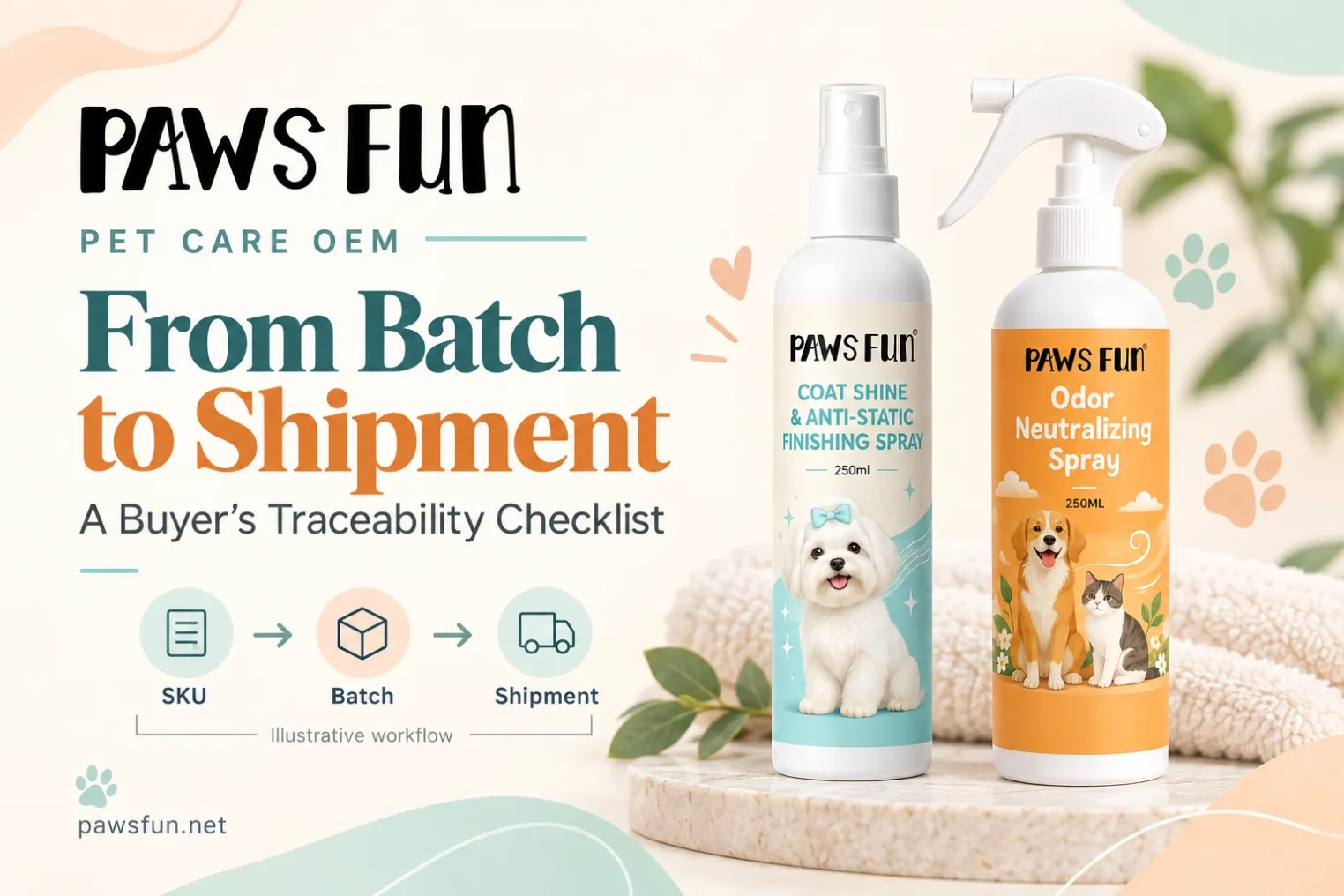 pet care OEM batch traceability