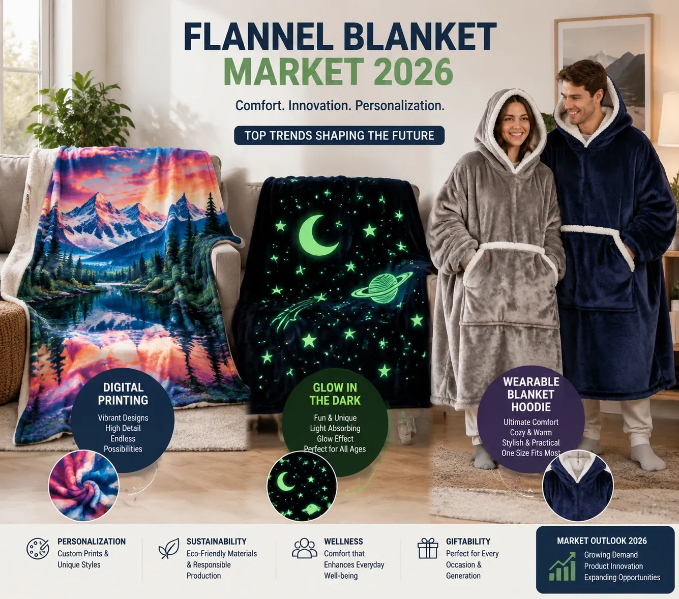 flannel blanket global market trends -Suzhou Joye Garment Co., Ltd.