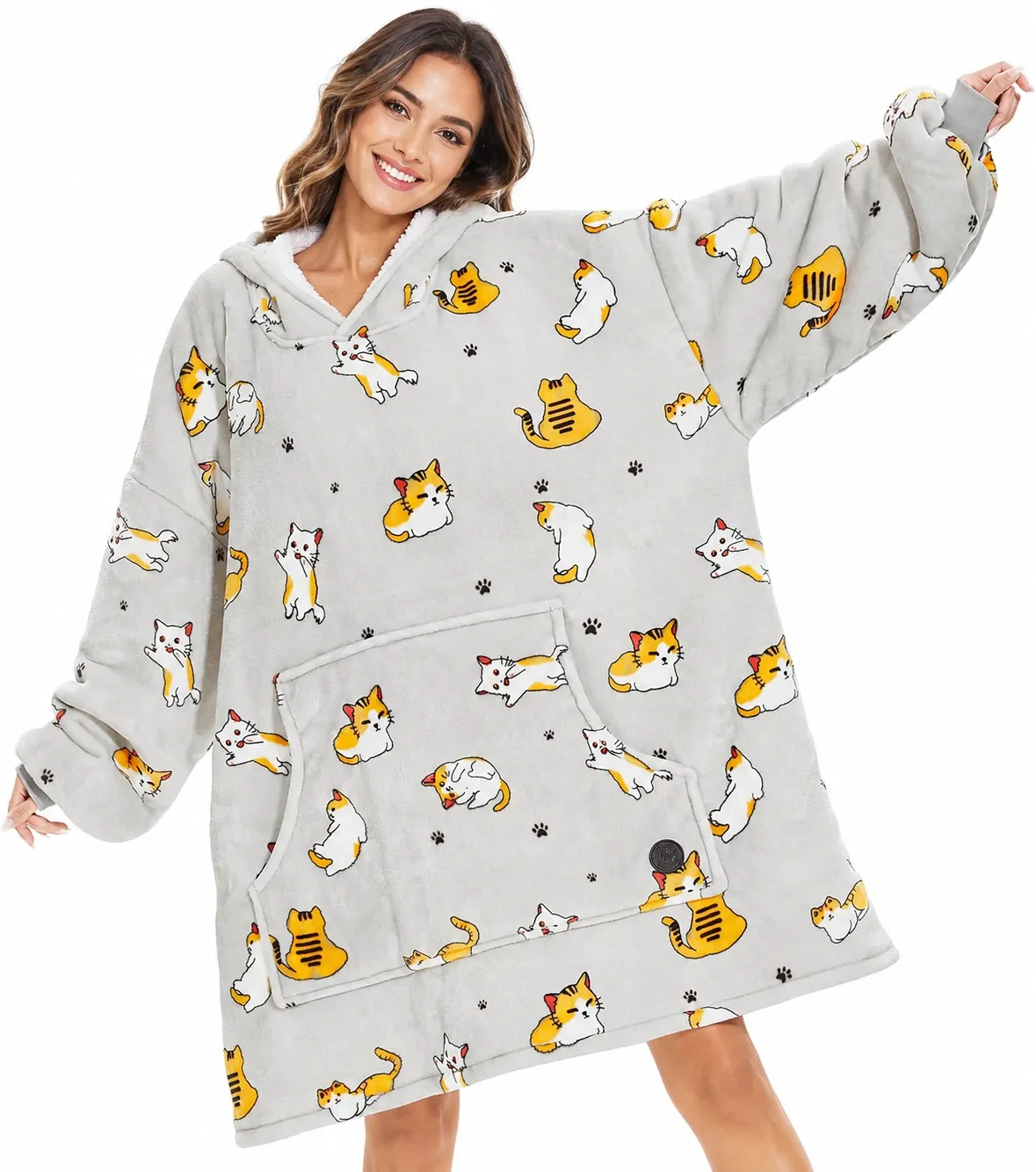 snuggle blanket hoodie oversized