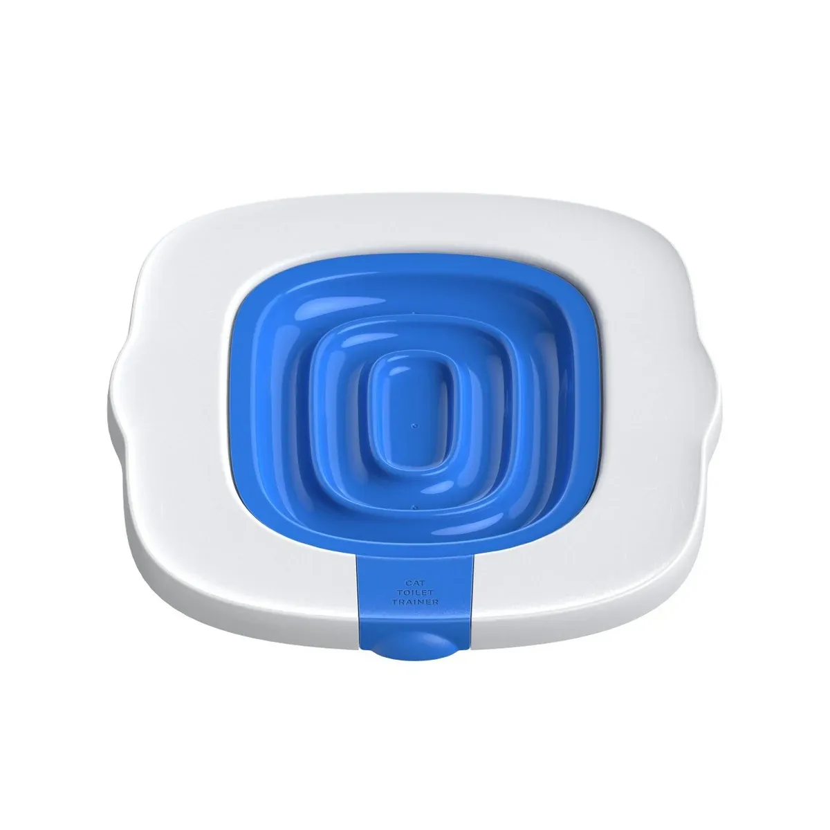 Blue cat toilet training seat