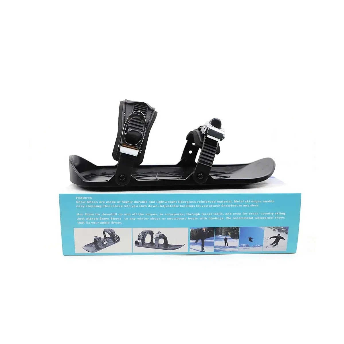 Snow skates packaging and instructions