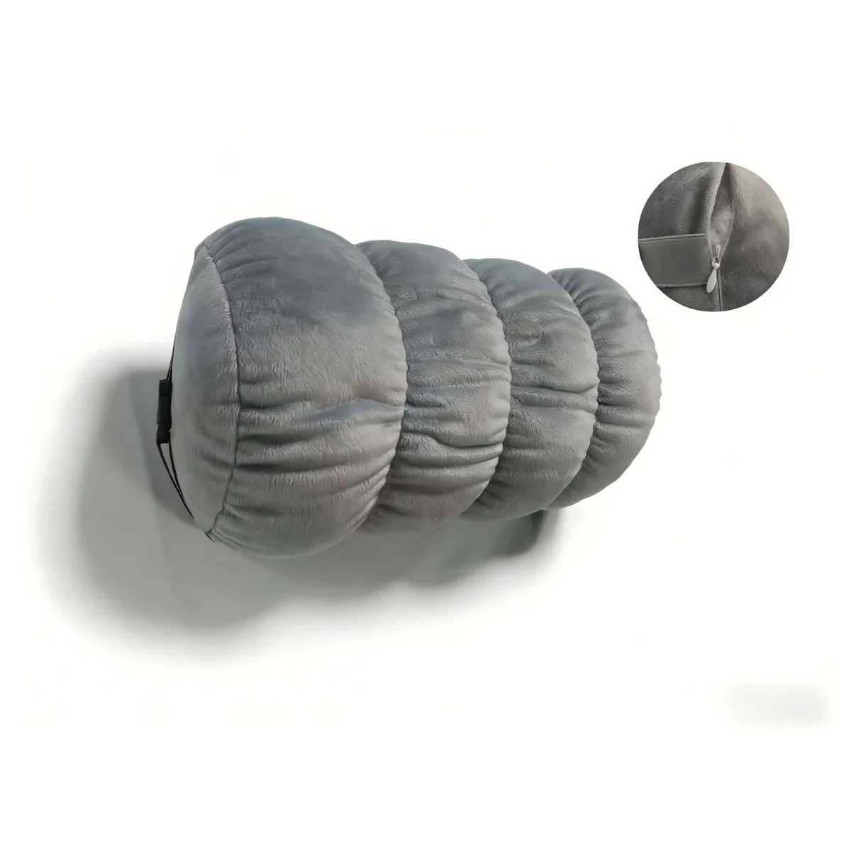 Car neck pillow with adjustable strap