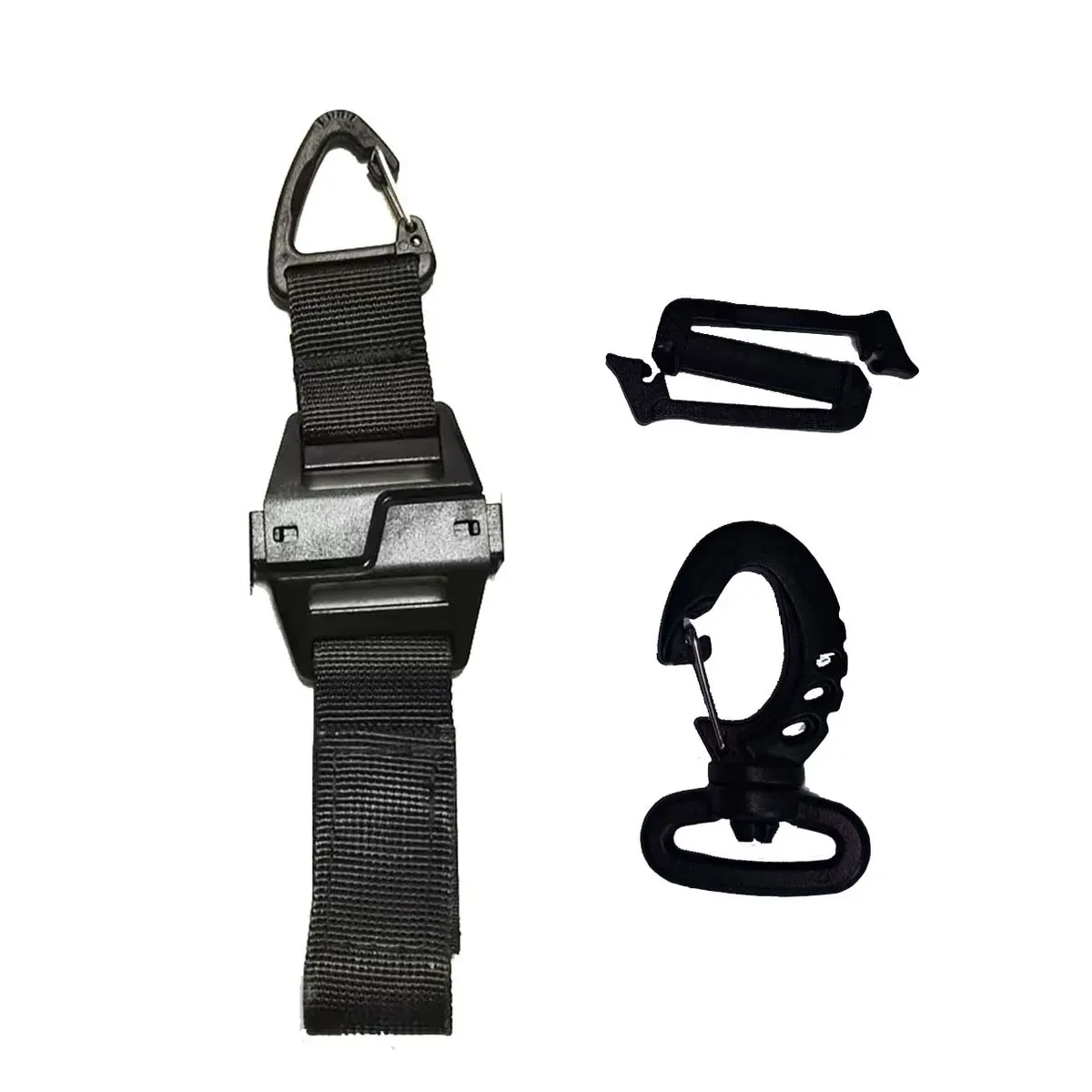 Black magnetic chest strap with webbing