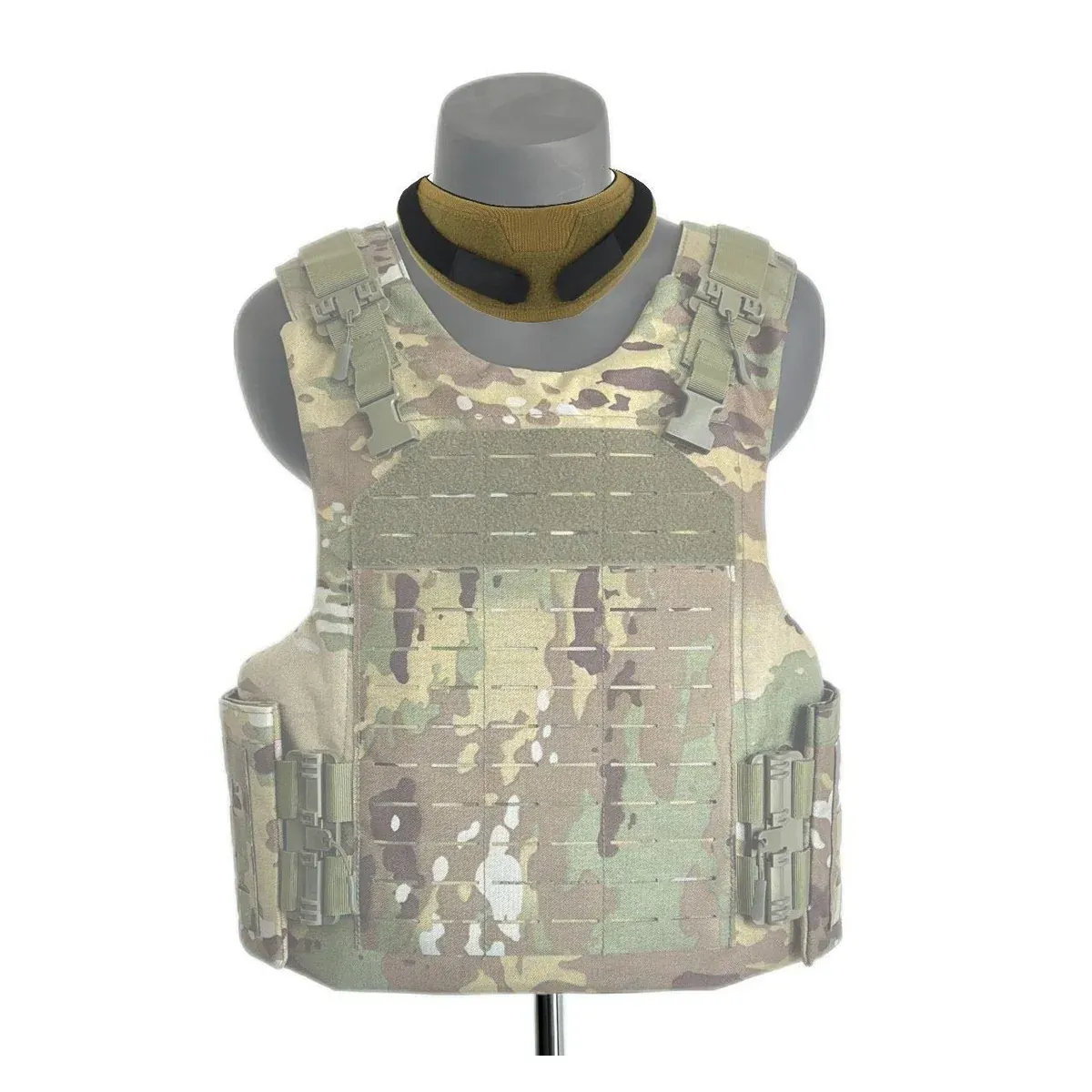 Neck pad shape on a mannequin