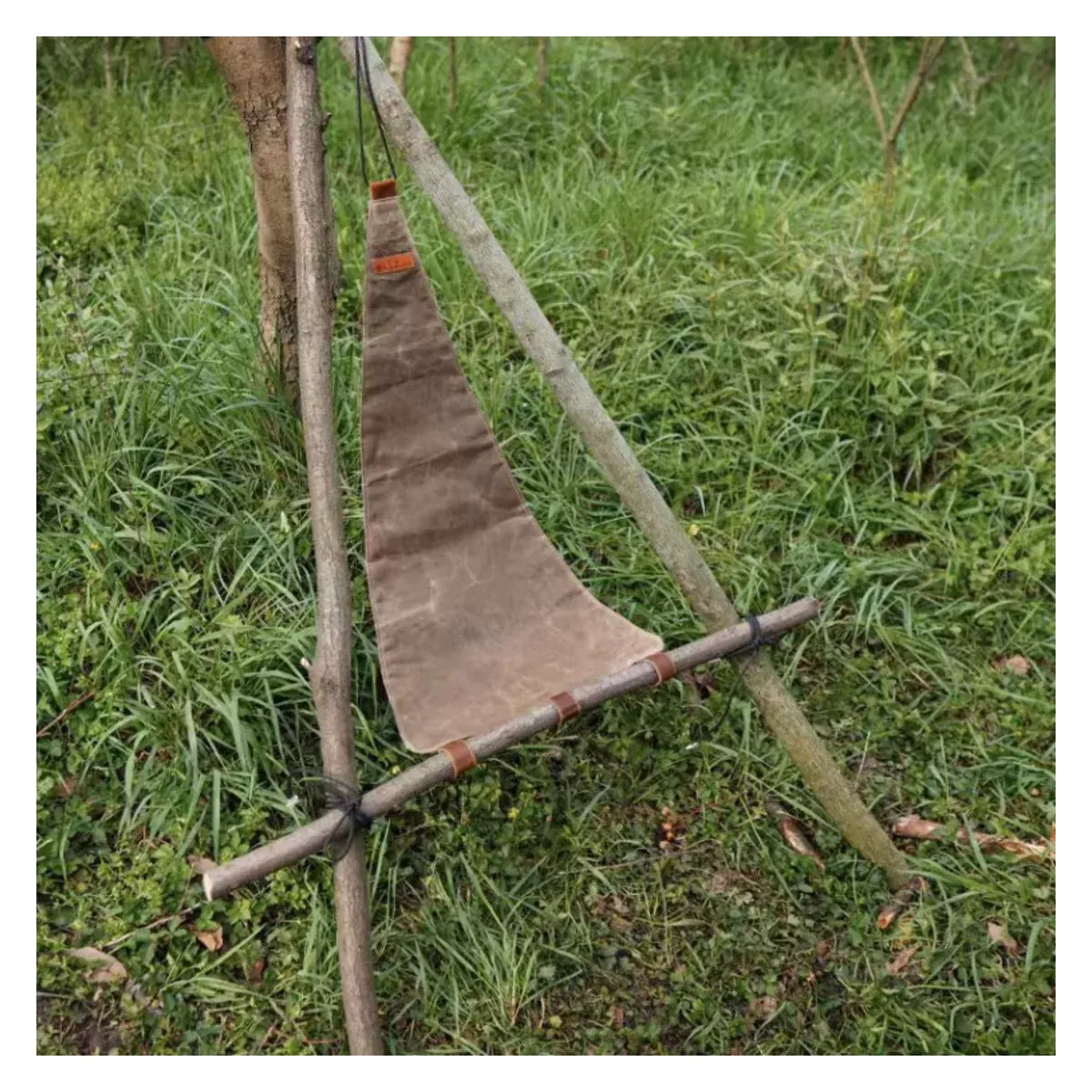 Folding Camping Chair — Reclining Lounge Chair with Carry Cord - main