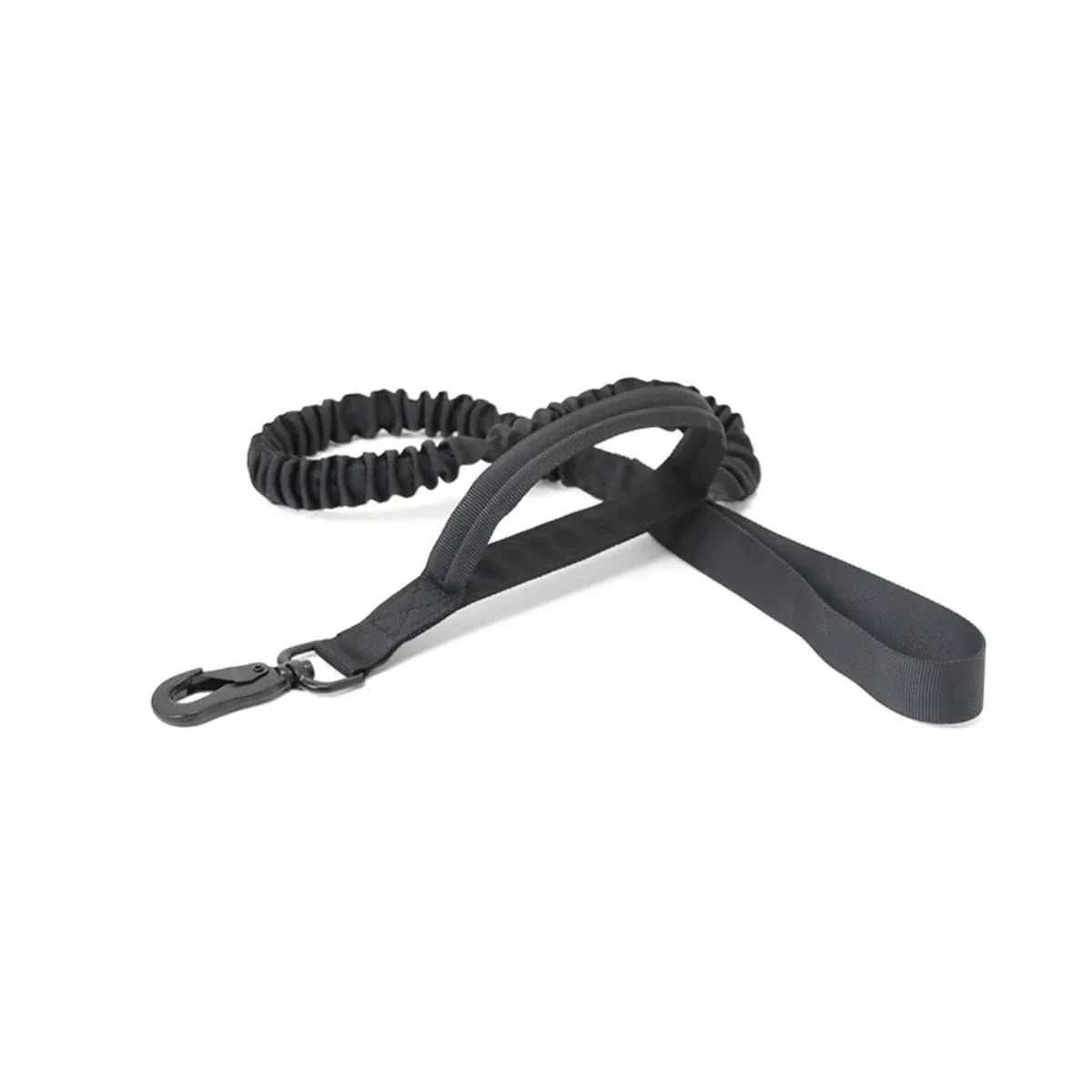 Black bungee dog leash