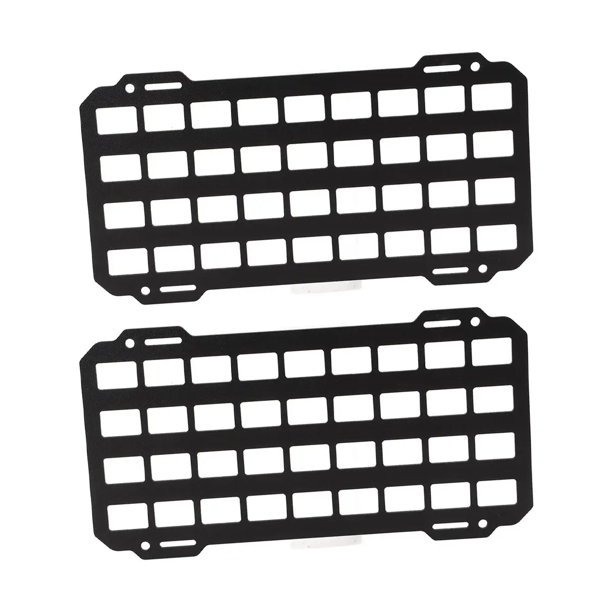 Two car visor organizer panels